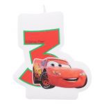 Свеча для торта Тачки Disney 3 1502-2787-СТОК