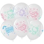 Шар латекс Хеллоу Китти С ДР Hello Kitty 12"/30см 25шт/уп (Малайзия) 501307