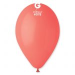 Шар пастель Оранжевый И12"/30см (078) Coral 100шт/уп (Италия) 1102-1482
