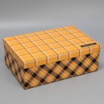 Коробка Крафт стиль 38х25х13,5см 9490401-4