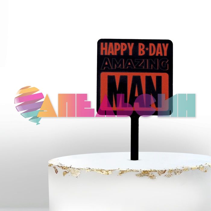 Топпер HB Amazing MAN 9х17см пластик 7917318