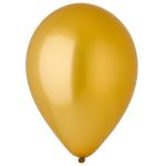 Шар металлик Золото Э12"/30см (516) Gold 50шт/уп (Малайзия) перламутр 1102-1658