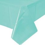 Скатерть Ментол Robin's Egg Blue 140х275см полиэтилен 1502-3541