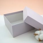 Коробка Драгоценные камни Сиреневый 14х14х7,5см Ч44736-3