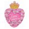 Шар фигура Сердце с короной Welcome little Princess CTI24"/61см (США) 434249HV