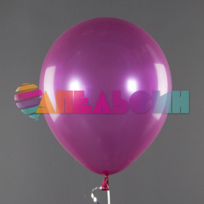 Шар металлик Розовый Д12"/30см фуше 100шт/уп (Китай) 612181