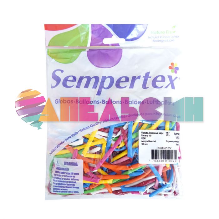 Шар ШДМ пастель Ассорти S160 Assorted 100шт/уп (Колумбия) 160000-бр 910079
