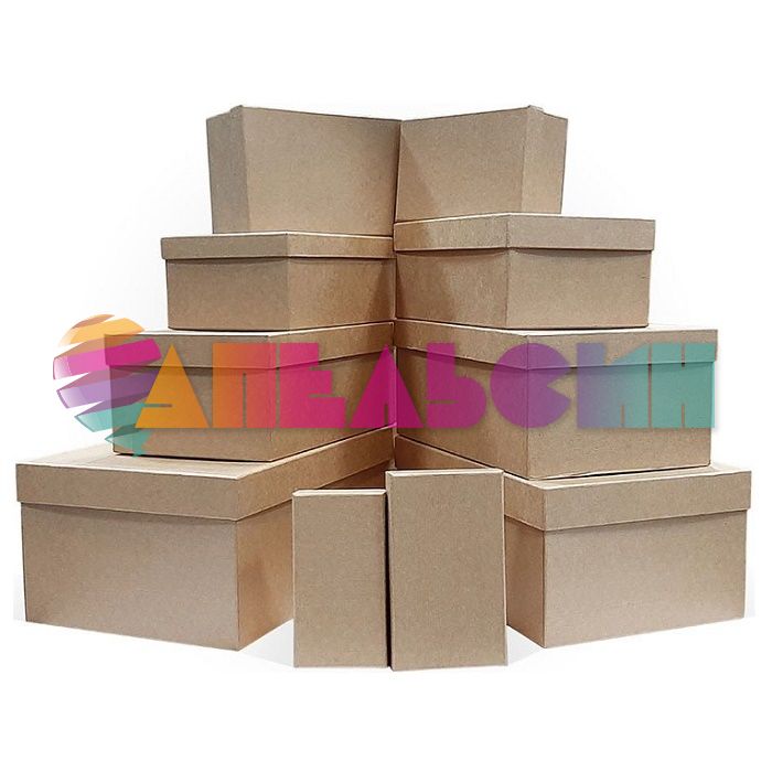 Коробка Крафт натуральный 15х23,5х9,5см прямоугольник 2050653-4