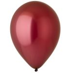 Шар металлик Красный Э12"/30см (456) Burgundy 50шт/уп (Малайзия) 1102-1648