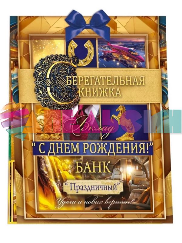 Книжка для денег Вклад С ДР 52923