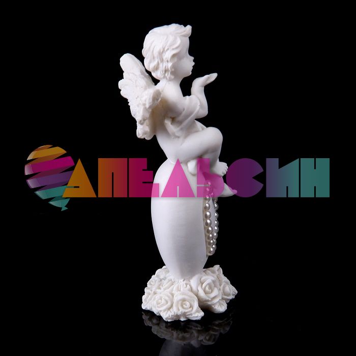 Фигурка Ангел на сердце МИКС 3х5х9см полистоун 742907
