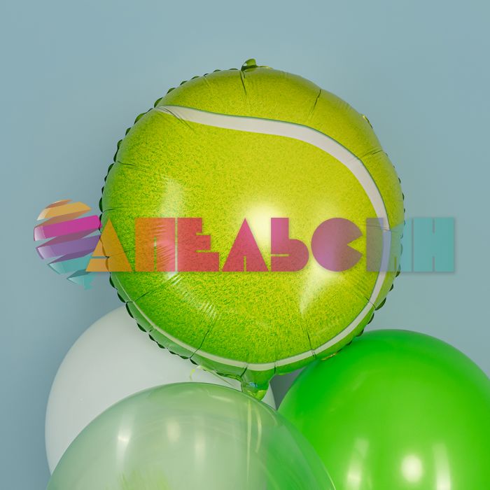 Шар фольга Теннисный мяч FL18"/46см (Китай) 26276