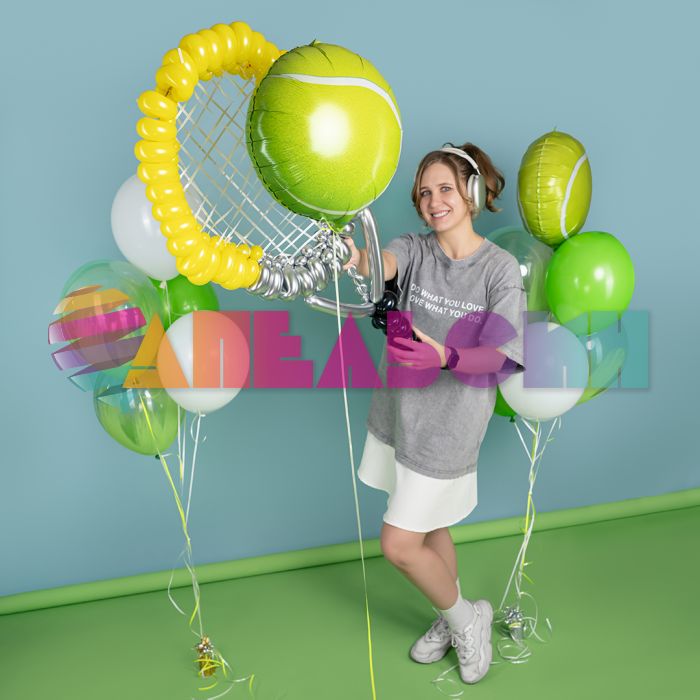 Шар фольга Теннисный мяч FL18"/46см (Китай) 26276