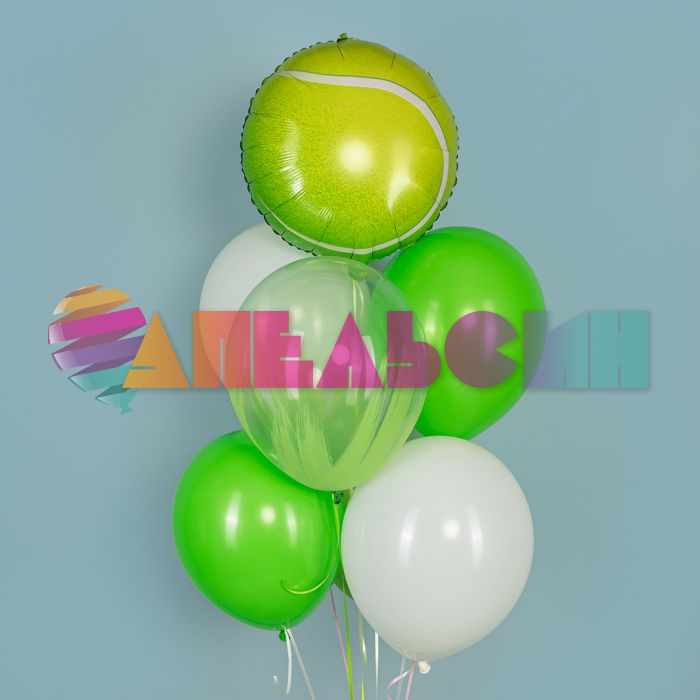 Шар фольга Теннисный мяч FL18"/46см (Китай) 26276