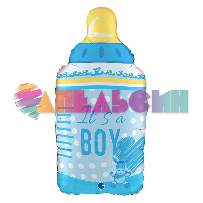 Шар фигура Бутылка It`s a BOY G29"/74см (Италия) G72020 1207-4330
