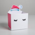 Коробка для цветов С НГ Глазки 5287575