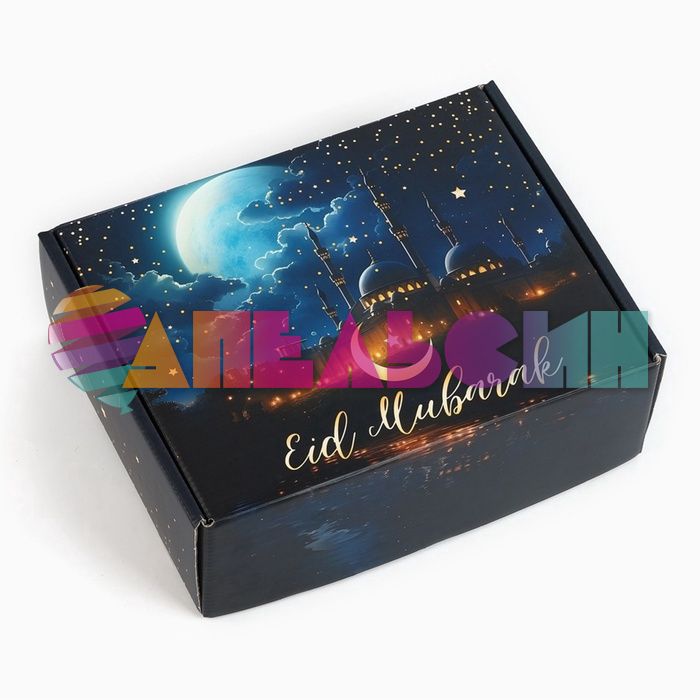 Коробка Рамадан Eid Mubarak 21х27х9см складная 10235187
