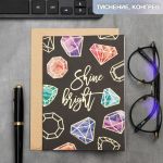Открытка Shine bright 12х17см с конвертом 4725204