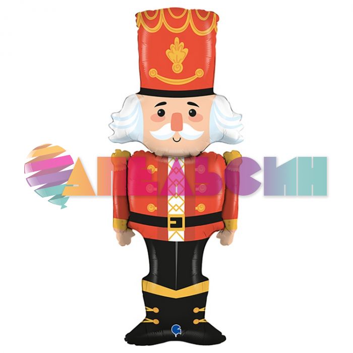 Шар фигура Щелкунчик красный G50"/127см (Италия) 1207-4519