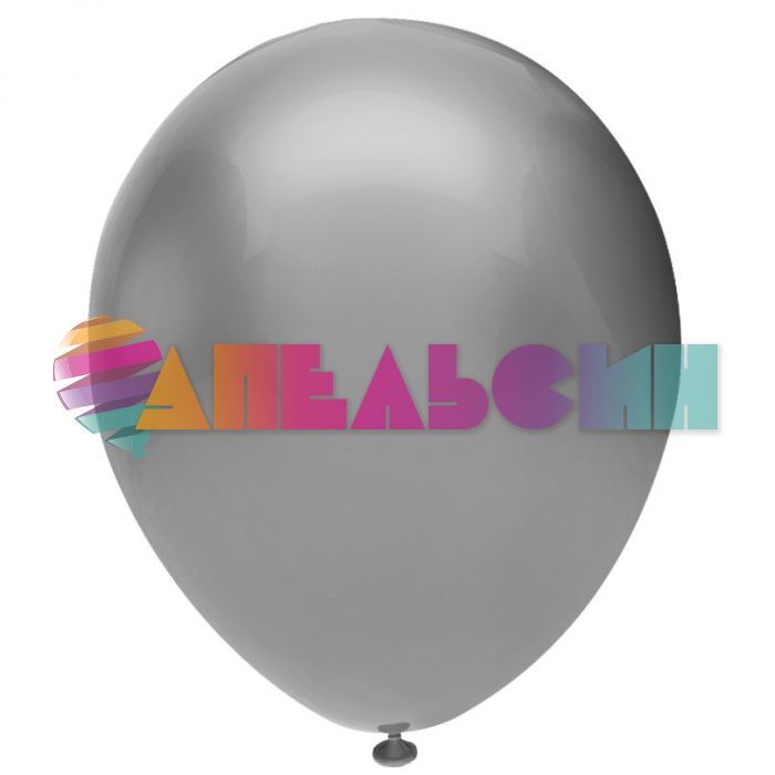 Шар металлик Серебро О12"/30см (923) 50шт/уп (Турция) 812023
