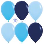 Шар пастель Ассорти S12"/30см Морское (040, 044, 640) 12шт/уп (Колумбия) 160542