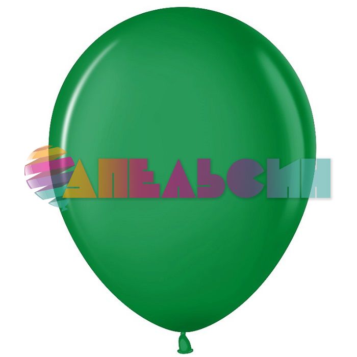 Шар металлик Зеленый VV12"/30см (271) Dark Green Изумрудный 50шт/уп (Малайзия) 711086