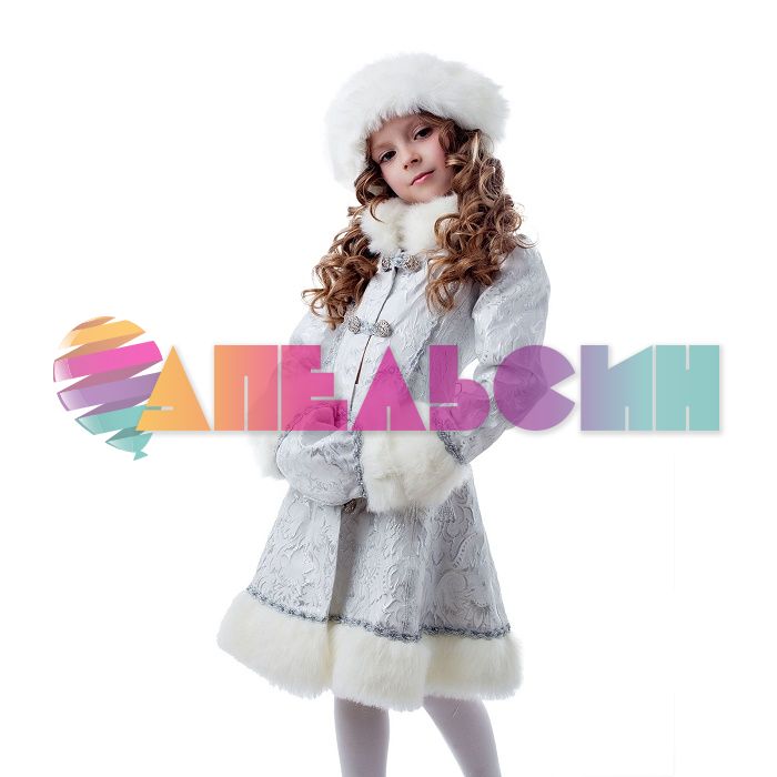 Костюм Снегурочка Хрустальная 3в1 120-130см 182-32-ПРОКАТ
