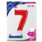 Шар цифра Красный G40"/102см 7 (Италия) 1207-2085