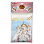 Рушник Совет да любовь Храм 35х140см атлас 1501-1246