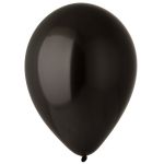 Шар металлик Черный Э12"/30см (598) Jet Black 50шт/уп (Малайзия) перламутр 1102-1667