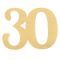 Набор для оформления С Юбилеем 30 золото 1827098