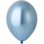 Шар хром Голубой В105/36см (605) Glossy Blue 12шт/уп (Бельгия) 1102-2605