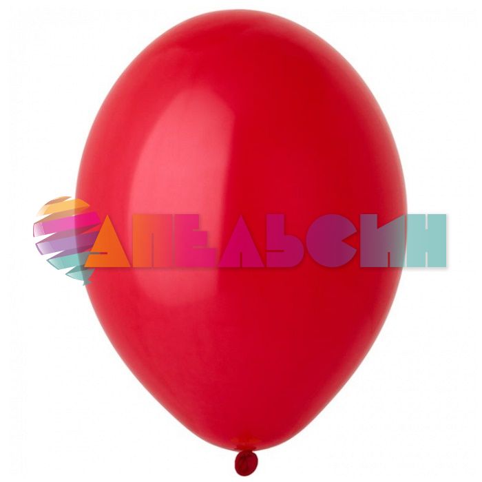 Шар пастель Красный В105/36см (101) Red 12шт/уп (Бельгия) 1102-2760
