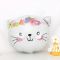 Шар голова Котенок в цветах FL23"/58см (Китай) 21992