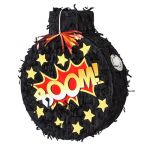 Пиньята Бомба Черный Boom 32х38х10см 6012325-BX