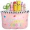 Шар фигура Пенал школьный розовый Welcom back to school FL26"/66см (Китай) 26790