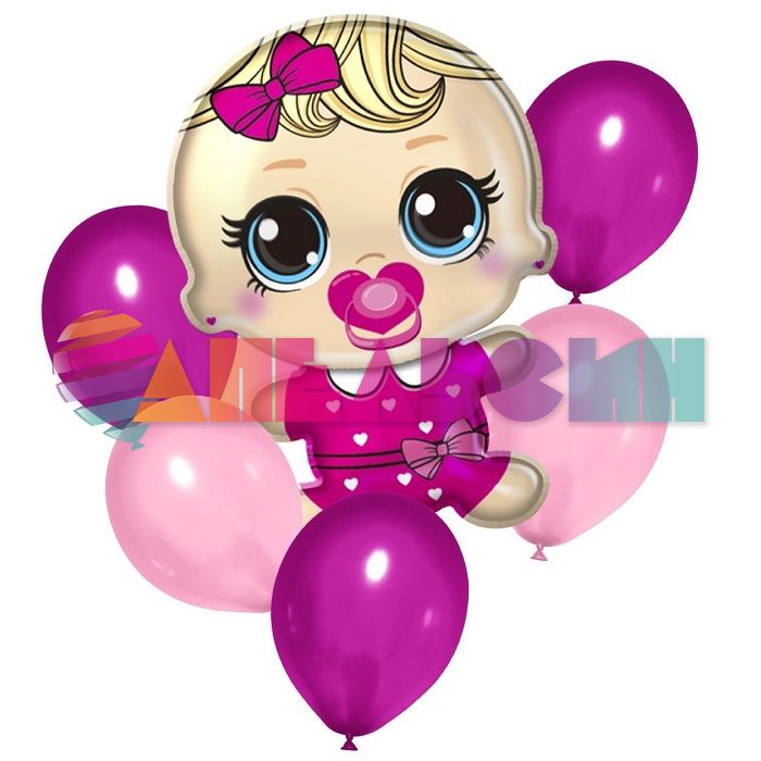 Набор шаров Mini Princess 6в1 9469188