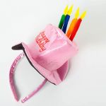 Ободок Торт розовый со свечами 603160