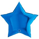 Шар звезда Синий G09"/23см (Италия) 09200B