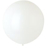Шар пастель Белый Э24"/61см (Малайзия) 1102-1700-1