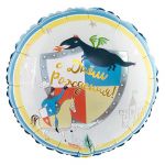 Шар фольга Рыцарь и Дракон С ДР Е18"/45см подушка (Китай) 1202-3110