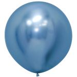 Шар хром Синий S24"/60см (940) Reflex Azul Blue 3шт/уп (Колумбия) 178127