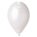 Шар металлик Белый И14"/36см (029) White 50шт/уп (Италия) 1102-0357