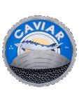 Шар фольга Черная икра FL18"/46см (Китай) круг 27693