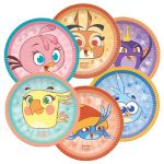 Тарелка Злые птички Angry Birds Стелла/ Stella 23см 6шт/уп 6039479-СТОК