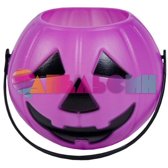 Конфетница Тыковка фиолетовый 9х11х11см пластик 1501-5833