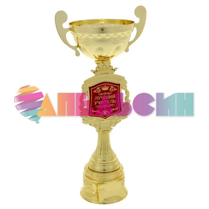 Кубок Лучший учитель 25х12х8см 850380