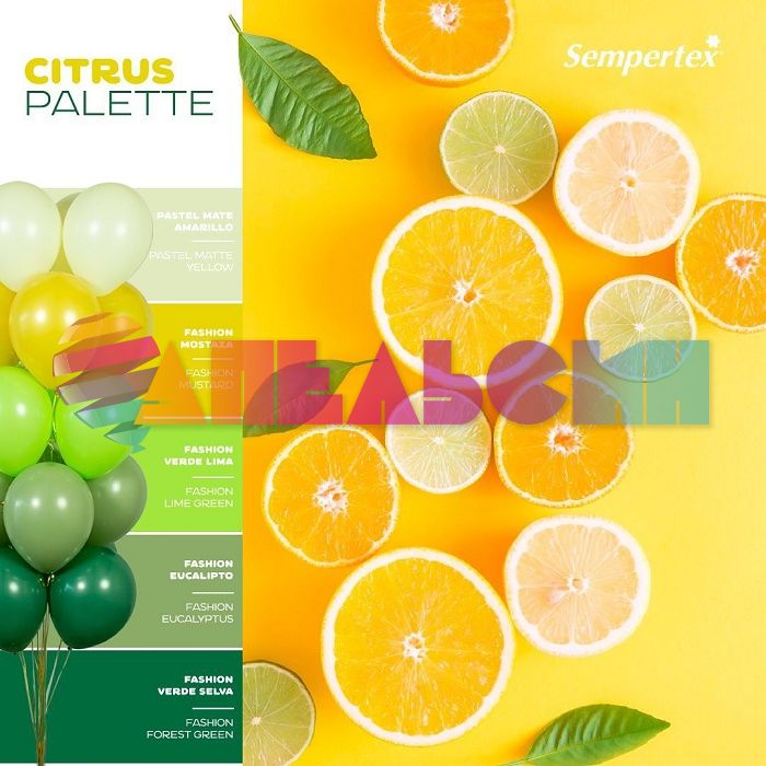 Шар пастель Зеленый S10"/25см (031) Lime 100шт/уп (Колумбия) 282671