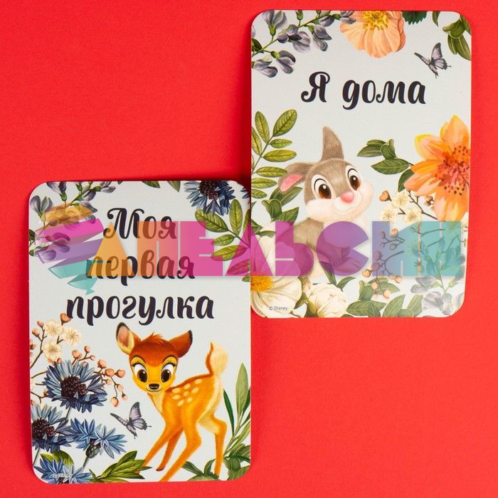 Карточки для фотосессий Малышка Бэмби Дисней 18шт/уп 0+  4779923