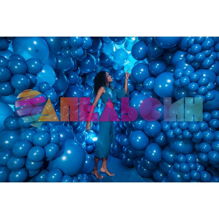 Шар пастель Бирюза S24"/76см (035) Deep Teal Глубокий океан (Колумбия) 404691-1